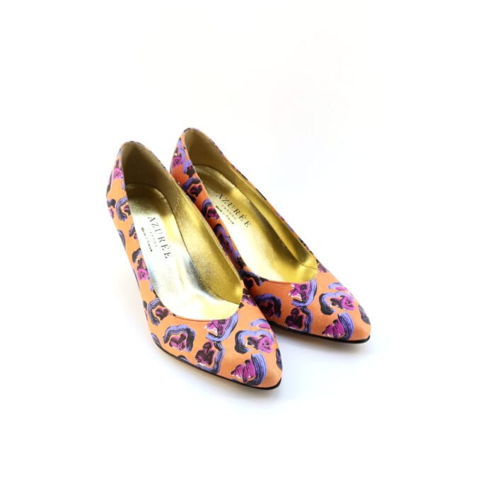 Pantofi dama piele naturala Multicolor elegant si confortabil | Azuree - imagine 5