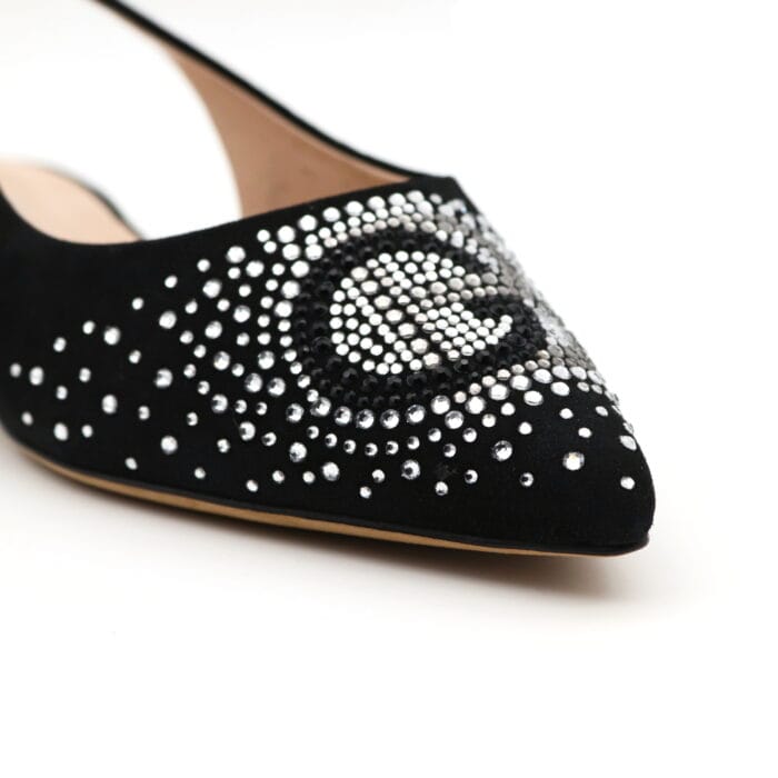 Pantofi dama piele naturala Negru balerin elegant | Baldinini - imagine 5