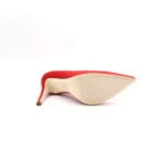 Pantofi dama rips/matase naturala Rosu stiletto | Calzaturificio Musella - imagine 6