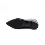 Ghete dama piele naturala Negru office | Calzaturificio Musella - imagine 6