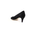 Pantofi dama piele antilopa Negru office | Calzaturificio Musella - imagine 4