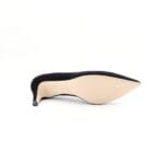 Pantofi dama piele antilopa Negru office | Calzaturificio Musella - imagine 5