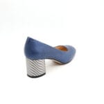 Pantofi dama piele naturala Blu office | Calzaturificio Musella - imagine 3