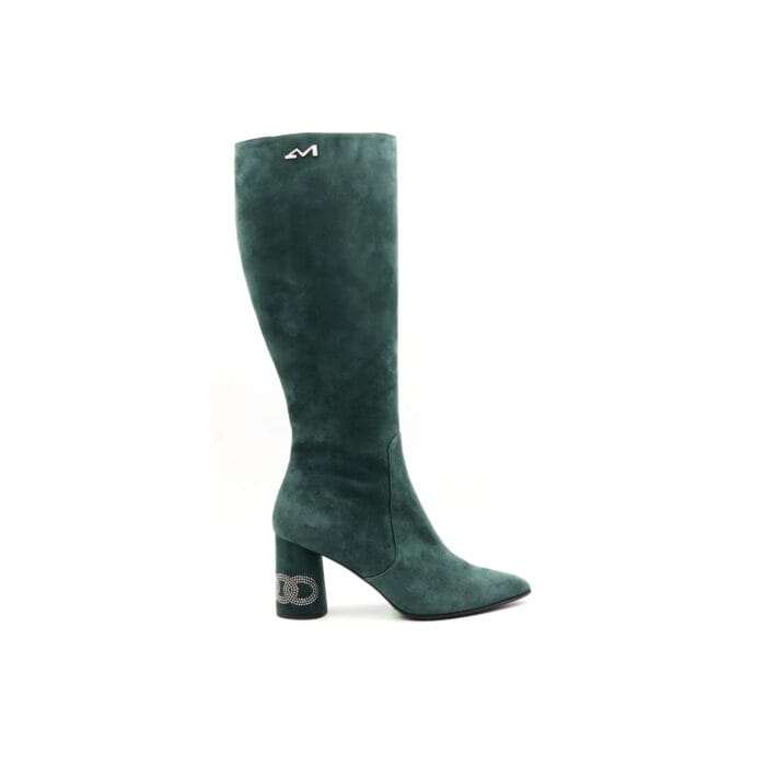 Cizme dama piele naturala Verde office | Calzaturificio Musella - imagine 2