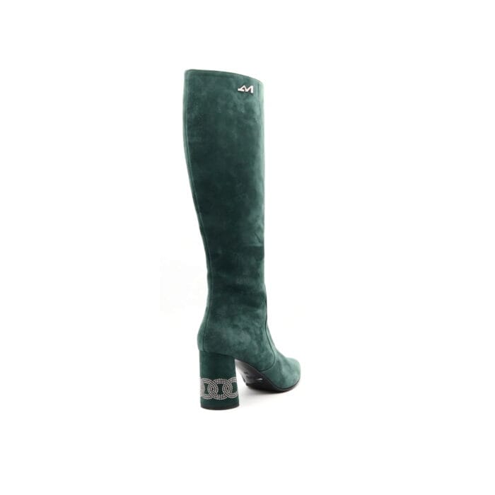 Cizme dama piele naturala Verde office | Calzaturificio Musella - imagine 3