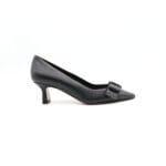 Pantofi dama piele naturala Negru office | Calzaturificio Musella - imagine 2
