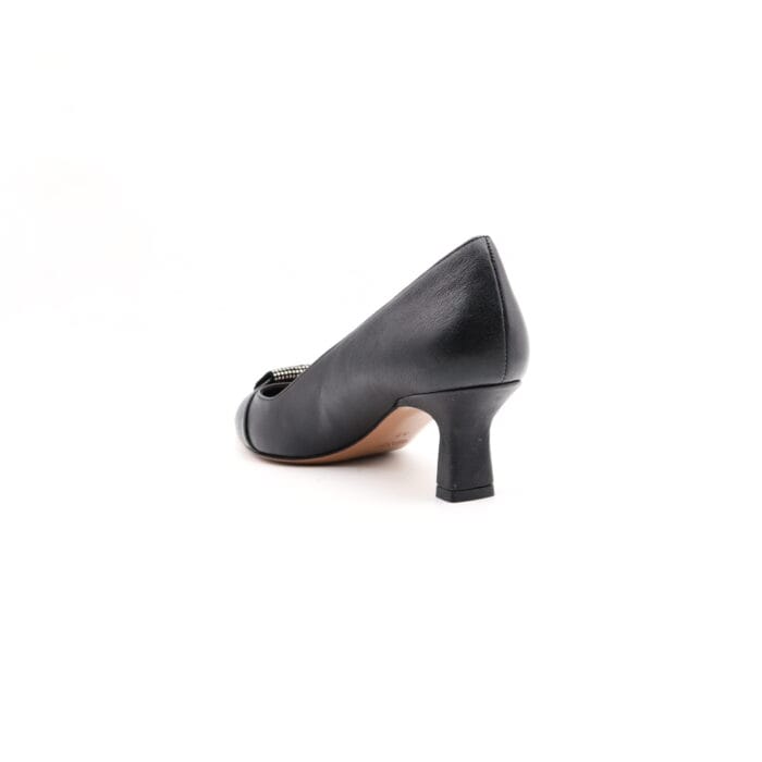 Pantofi dama piele naturala Negru office | Calzaturificio Musella - imagine 4