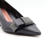 Pantofi dama piele naturala Negru office | Calzaturificio Musella - imagine 6