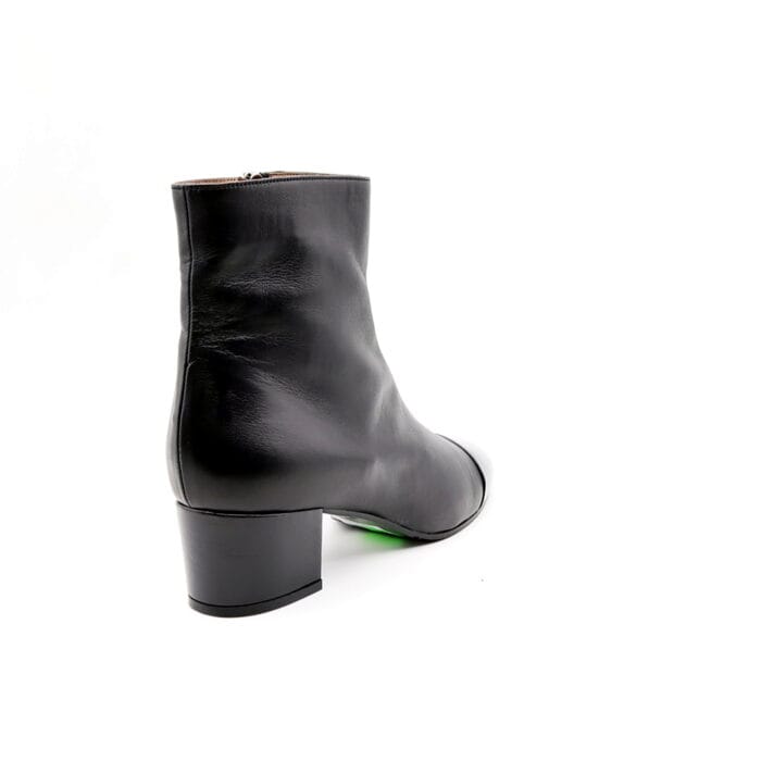 Ghete dama piele naturala Negru office | Le Gazzelle - imagine 3