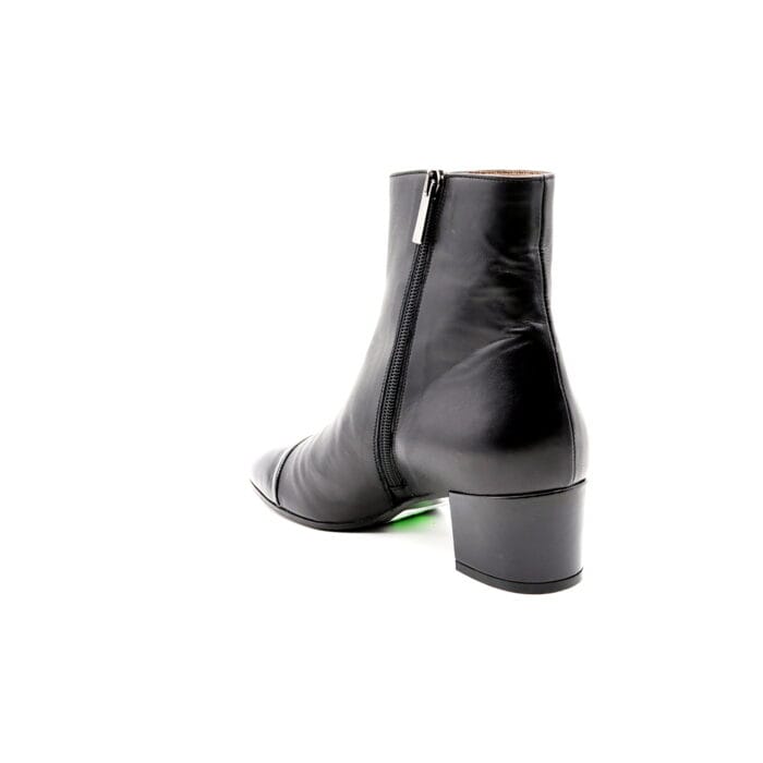 Ghete dama piele naturala Negru office | Le Gazzelle - imagine 4