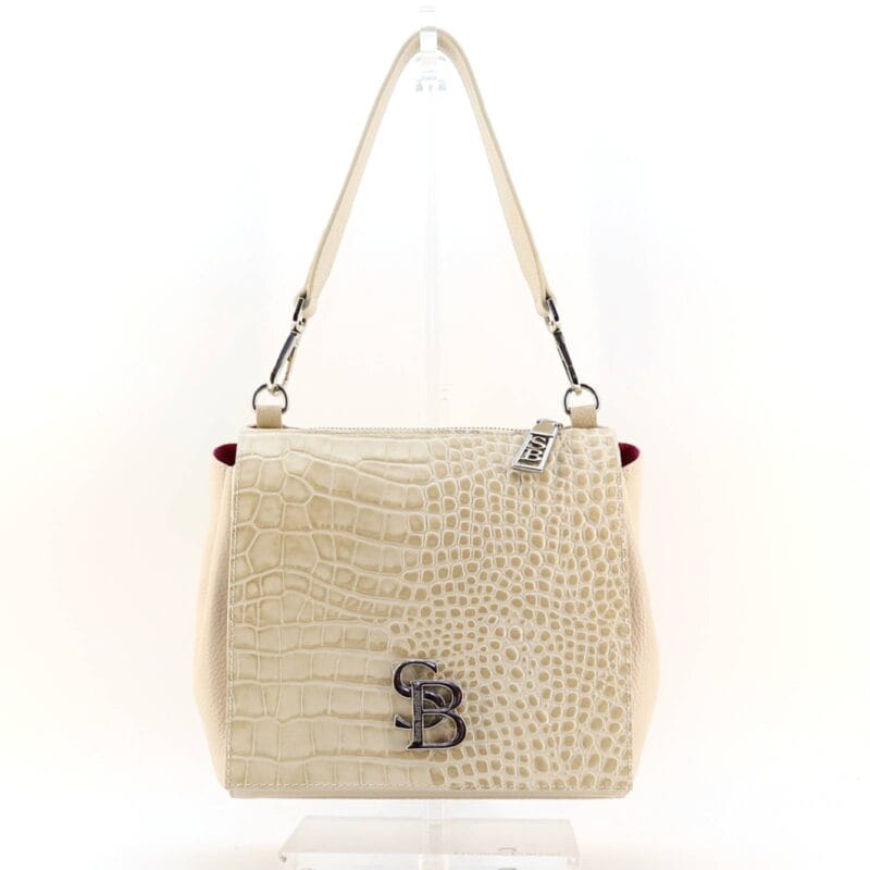 Geanta dama piele naturala Bej | Sara Burglar