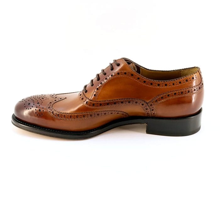 Pantofi barbati piele naturala Coniac clasici | Arbiter - imagine 6
