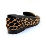 Pantodi dama mocasin piele ponei Leopard | Baldinini - imagine 7