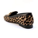 Pantodi dama mocasin piele ponei Leopard | Baldinini - imagine 6