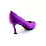 Pantofi dama piele antilopa Fuchsia | Baldinini - imagine 7