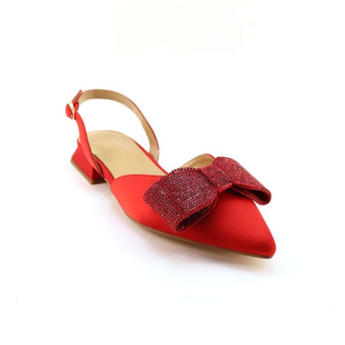 Pantofi dama piele naturala rosu | Alma En Pena - imagine 1