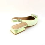 Pantofi dama piele naturala lacuita verde/multicolor | Alma En Pena - imagine 3