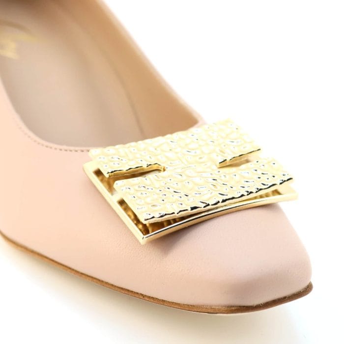 Pantofi dama piele naturala rose | Calzaturificio Musella - imagine 7