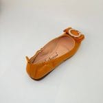 Balerini Dama Piele naturala Portocaliu | La Ballerina - imagine 3