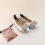 Pantof Balerin Dama Piele naturala Argintiu | La Ballerina - imagine 3