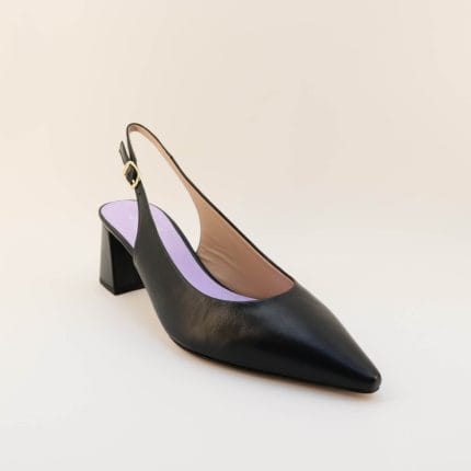 Pantof Sanda Dama Piele Naturala Negru | Calzaturificio Calzaturificio Musella