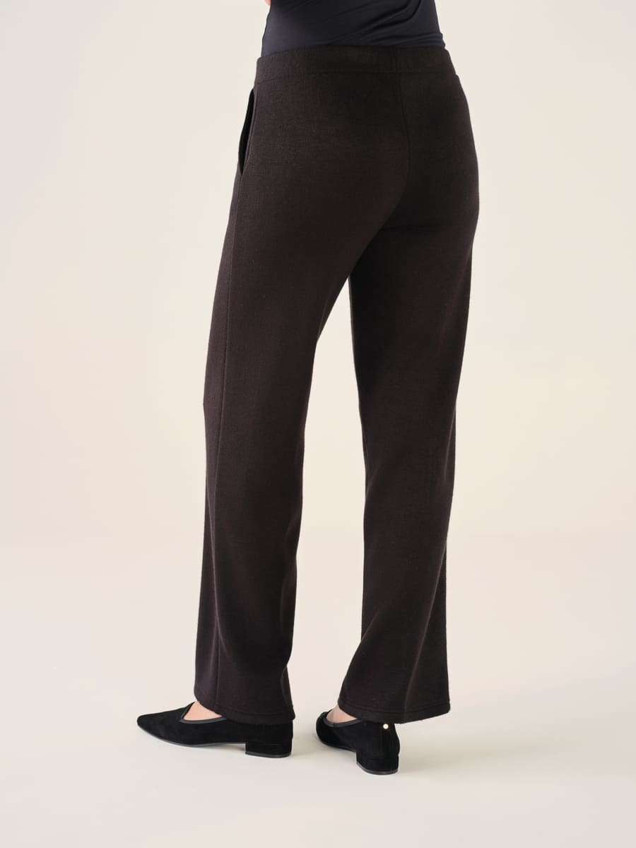 Pantaloni materiale de inalta calitate negru | Cristina Baros - imagine 2